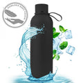 Bidon, butelka termiczna 500ML, stal nierdzewna z powłoką SOFT TOUCH czarny BD46CZ