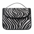 Kosmetyczka rozkładana kuferek zebra KS76