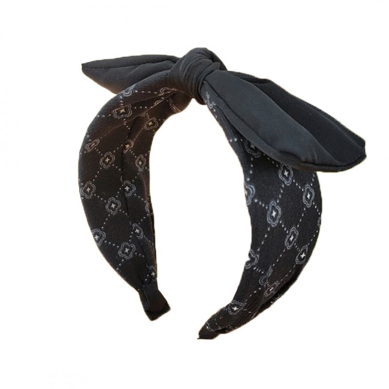 OPASKA DO WŁOSÓW TURBANKA  PIN UP CZARNA O451CZ